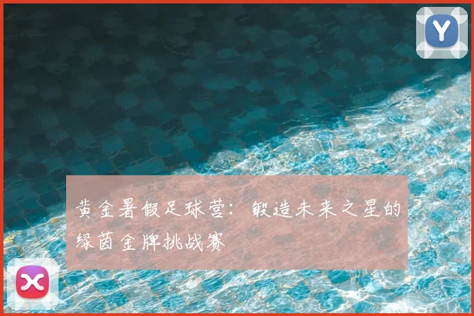 黄金暑假足球营：锻造未来之星的绿茵金牌挑战赛